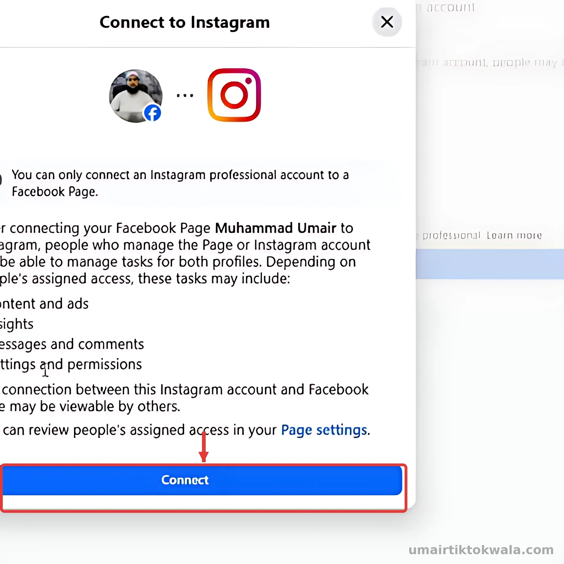 Step 3: Confirm the connection